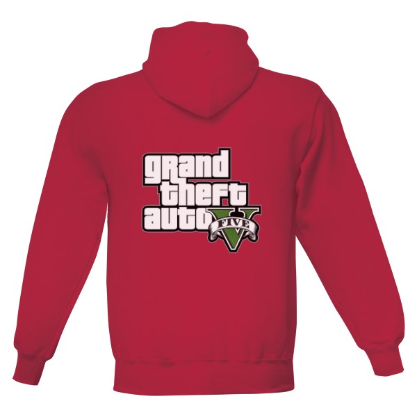 Pánská mikina s kapucí Just Hoods s potiskem Mikiny GTA V